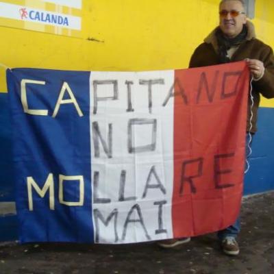 Banderolle d'un supporter